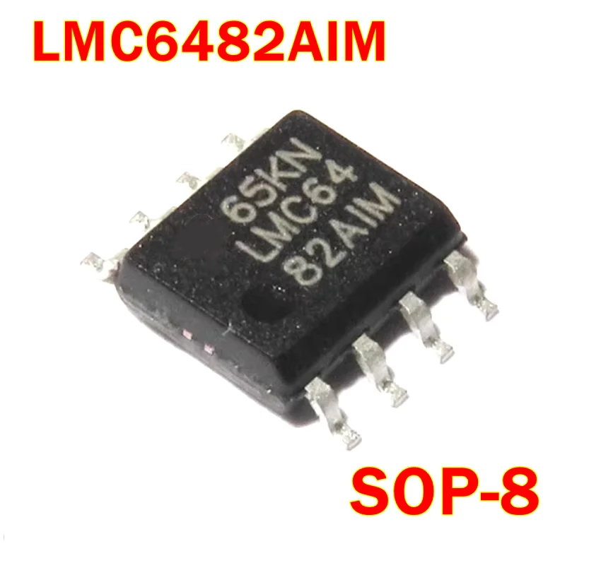 LMC6482AIM SOP-8 New and Original CMOS Dual Rail-To-Rail Input and Output Operational Amplifier
LMC6482AIM SOP-8 New and Original CMOS Dual Rail-To-Rail Input and Output Operational Amplifier