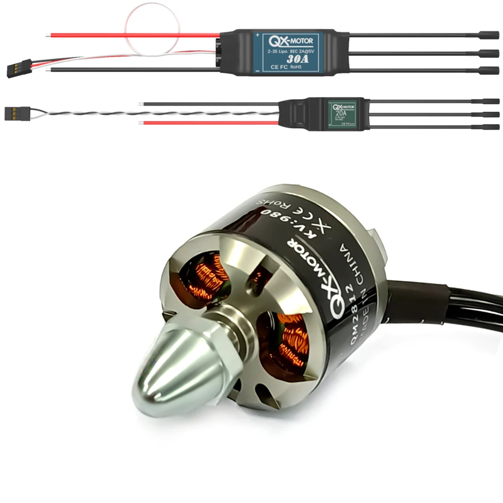 Бесколлекторный двигатель QX-MOTOR QM2812 2212 980KV для радиоуправляемых мультикоптеров, вертолетов, дронов и самолетов (запчасти)
Бесколлекторный двигатель QX-MOTOR QM2812 2212 980KV для радиоуправляемых мультикоптеров, вертолетов, дронов и самолетов (запчасти)