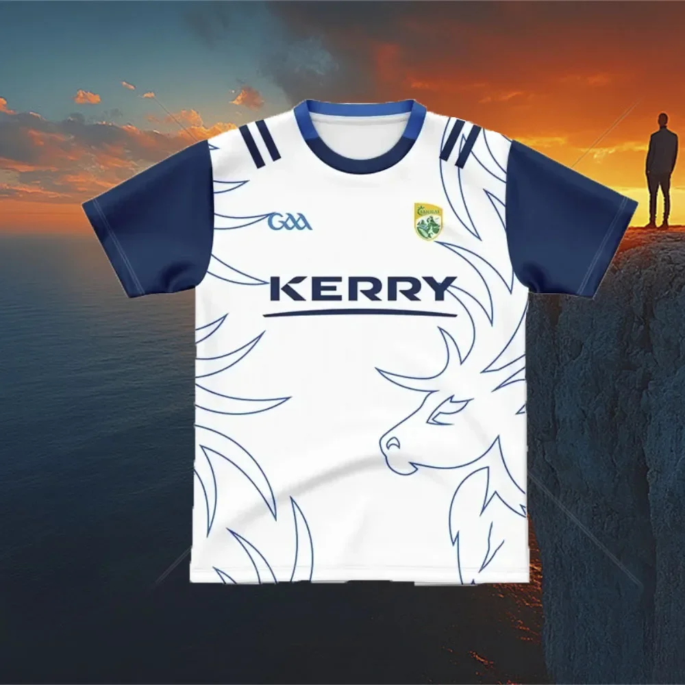 Kerry GAA Home Training Jersey Men's Rugby Jersey 2024/25 Goalkeeper T-shirt Stylish Comfortable Cool Breathable kids clothes 
Kerry GAA Home Training Jersey Men's Rugby Jersey 2024/25 Goalkeeper T-shirt Stylish Comfortable Cool Breathable kids clothes