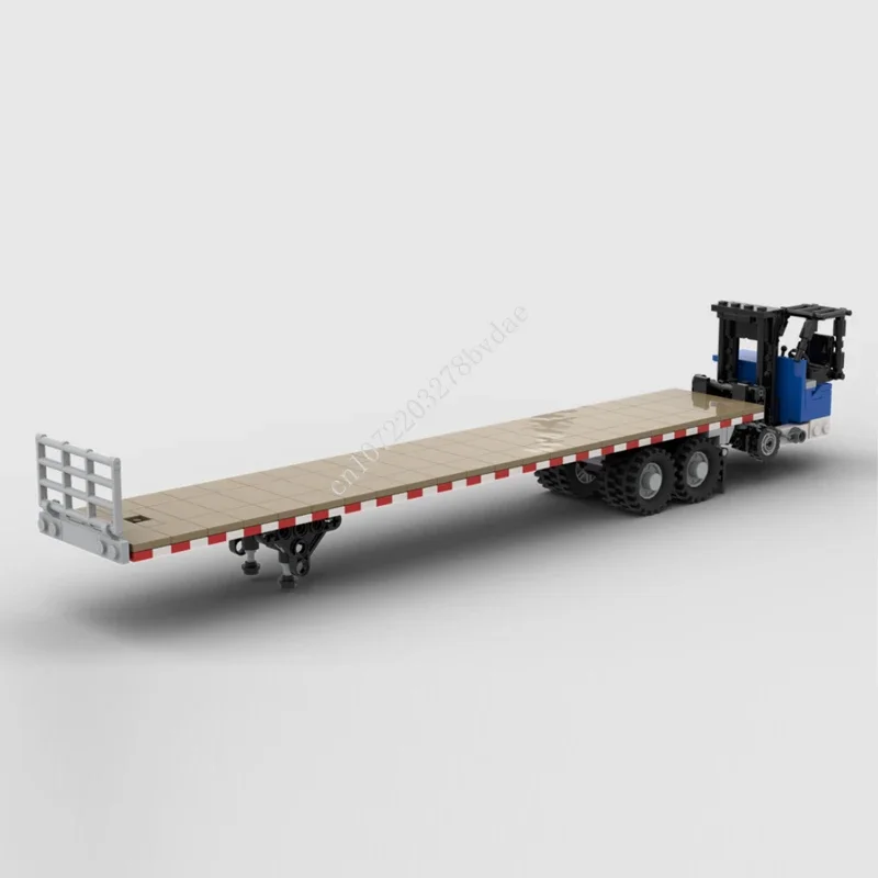 425PCS MOC City Transportation Flatbed Trailer With Piggyback Forklift Model Building Blocks Bricks Assembly Kids Toys Gifts
425PCS MOC City Transportation Flatbed Trailer With Piggyback Forklift Model Building Blocks Bricks Assembly Kids Toys Gifts