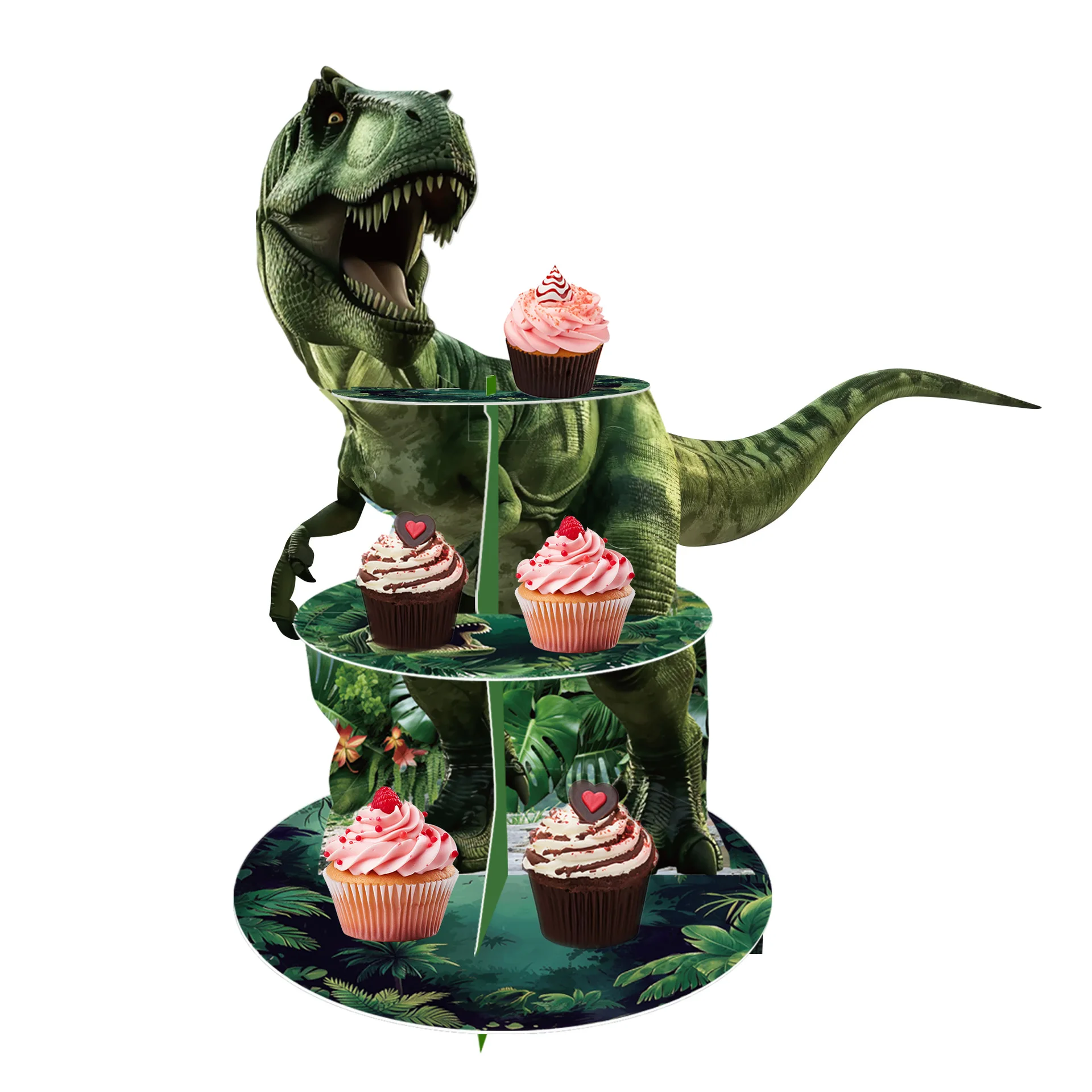 3 Tier Dinosaur Cake Stand Party Decoration Theme Cake Stand Decoration Dessert Tower Kids Jungle Theme Party Birthday Supplies
3 Tier Dinosaur Cake Stand Party Decoration Theme Cake Stand Decoration Dessert Tower Kids Jungle Theme Party Birthday Supplies