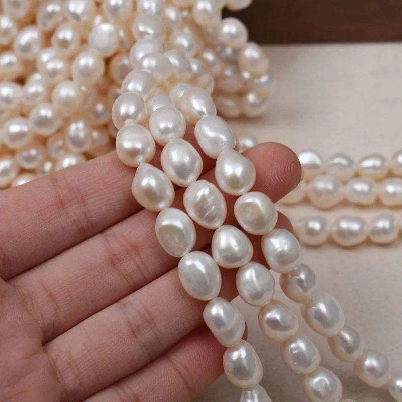 9-10mmBright Baroque Stone Pearl Necklace Semi-Finished Products Natural Pearl Necklace Earrings Handmade Material
9-10mmBright Baroque Stone Pearl Necklace Semi-Finished Products Natural Pearl Necklace Earrings Handmade Material