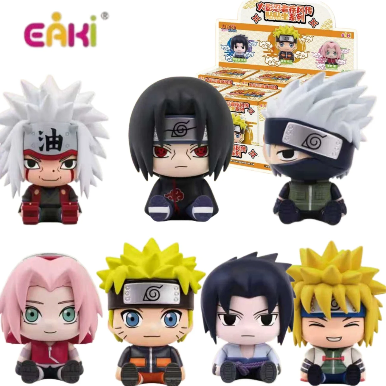 Eaki Naruto Shippuden Snuggle Sitting Series Blind Box, Anime Figure, Collectible Desktop Ornament Gift for Anime Birthday Gift
Eaki Naruto Shippuden Snuggle Sitting Series Blind Box, Anime Figure, Collectible Desktop Ornament Gift for Anime Birthday Gift