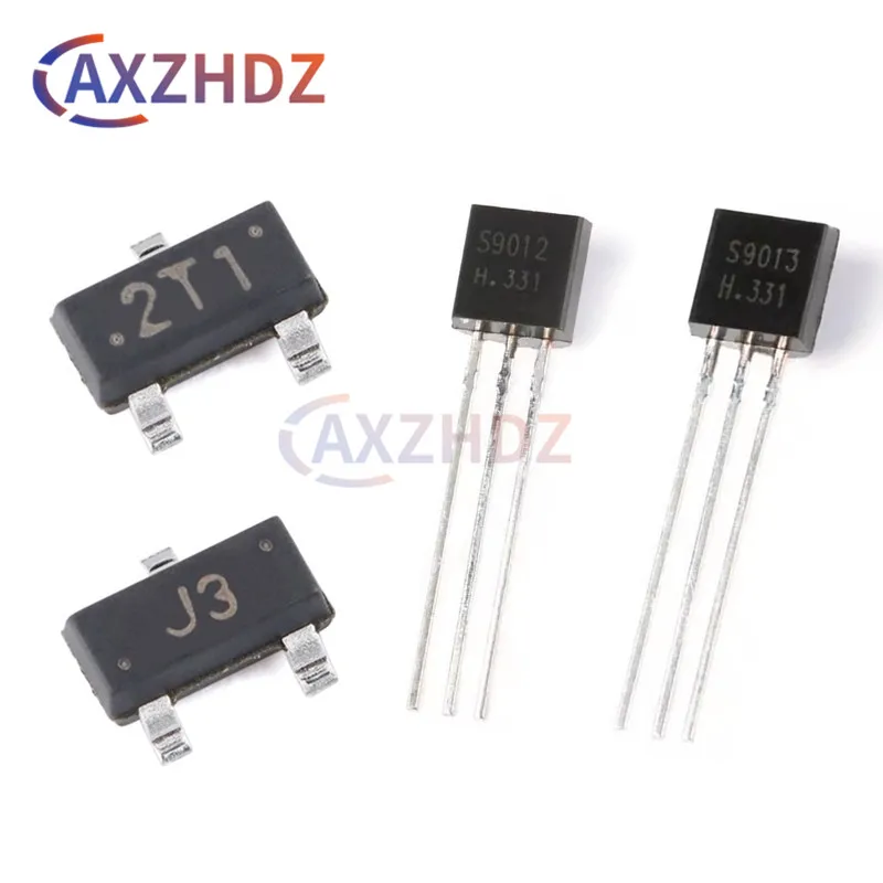 100PCS SOT-23 TO92 S9012 S9013 S9014 S9015 S9018 S9011 2T1 J3 J6 M6 J8 NPN PNP 15/25/45V 50/100/500mA SMD Triode DIP Transistor
100PCS SOT-23 TO92 S9012 S9013 S9014 S9015 S9018 S9011 2T1 J3 J6 M6 J8 NPN PNP 15/25/45V 50/100/500mA SMD Triode DIP Transistor