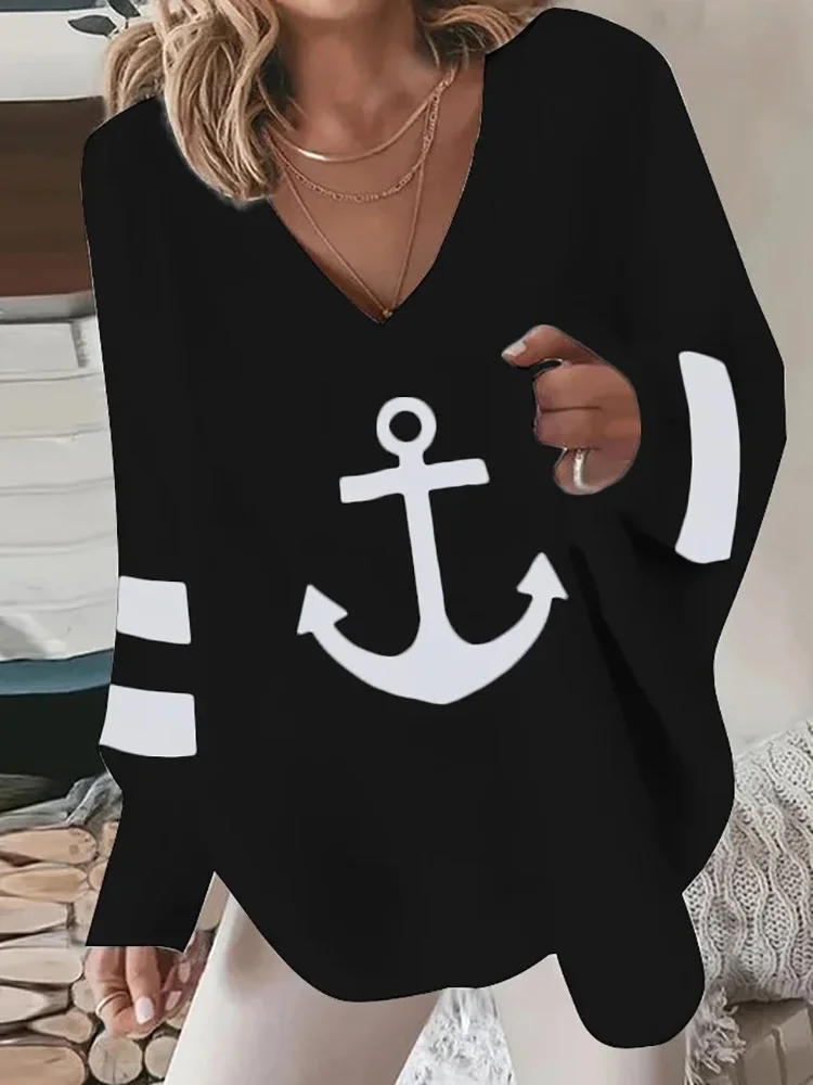 V-Neck Holiday Fashion Sweaters Women Autumn Winter Printing Long Sleeve Elegant Ladies Pullovers 2023 Casual Loose Streetwear
V-Neck Holiday Fashion Sweaters Women Autumn Winter Printing Long Sleeve Elegant Ladies Pullovers 2023 Casual Loose Streetwear