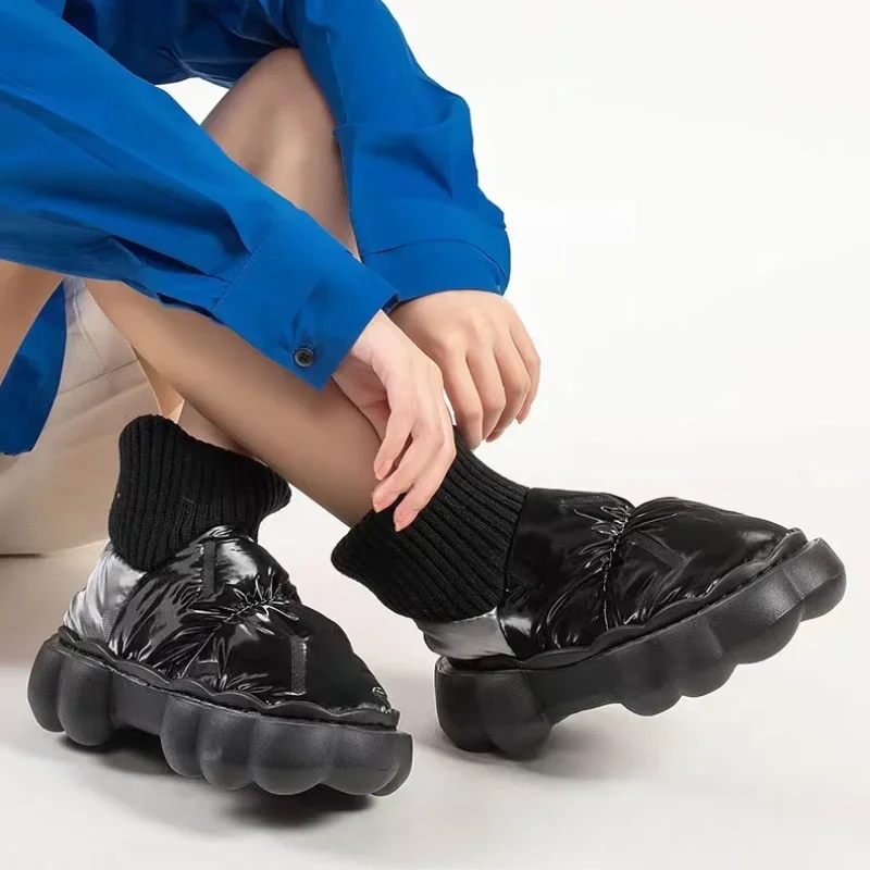 Women High Heels Winter Boots Fashion 2024 platform Ladies Cotton Shoes Down Waterproof Non-slip Warm Fur Big Size 44 Snow Boot
Women High Heels Winter Boots Fashion 2024 platform Ladies Cotton Shoes Down Waterproof Non-slip Warm Fur Big Size 44 Snow Boot