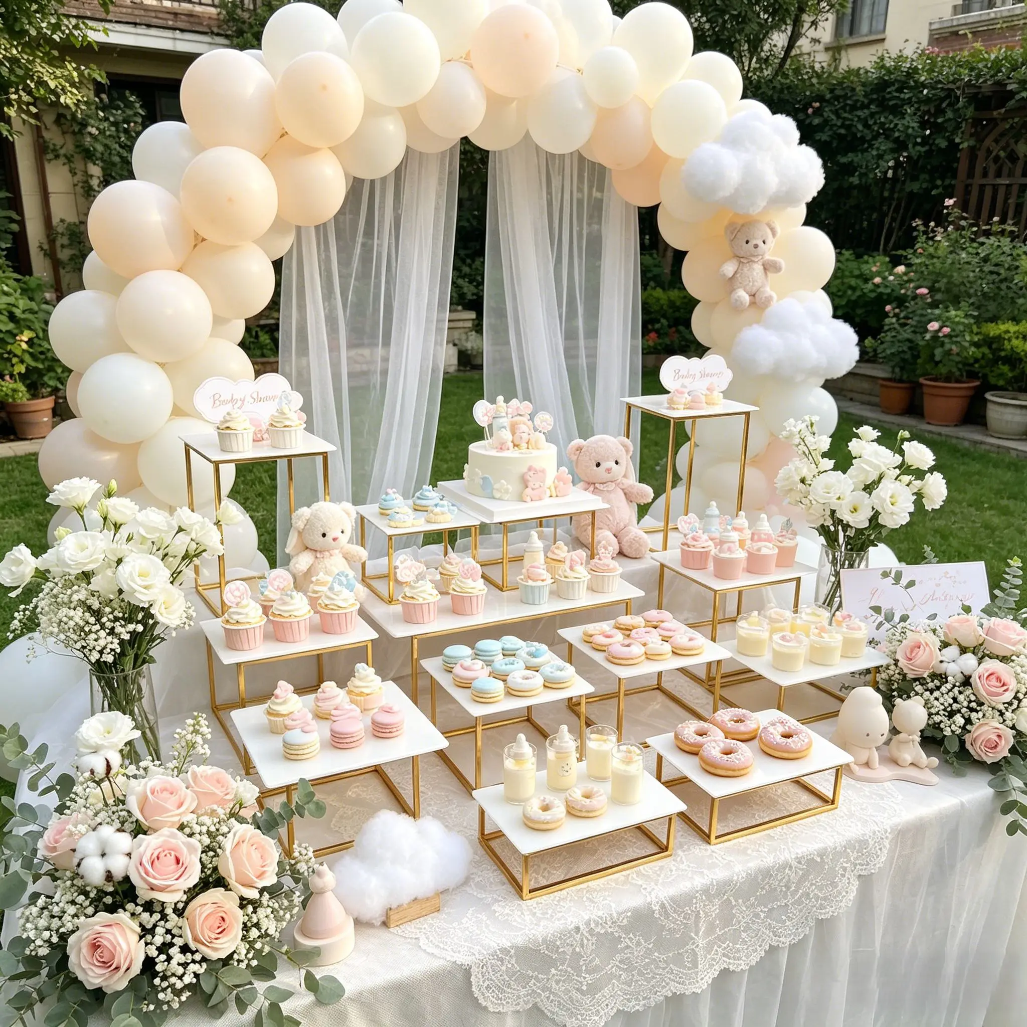 Shiny Golden Metal Cube Cake Frame Acrylic Cover Tray Graduation Party Wedding Birthday Buffet Dessert Table Centerpiece Decor
Shiny Golden Metal Cube Cake Frame Acrylic Cover Tray Graduation Party Wedding Birthday Buffet Dessert Table Centerpiece Decor