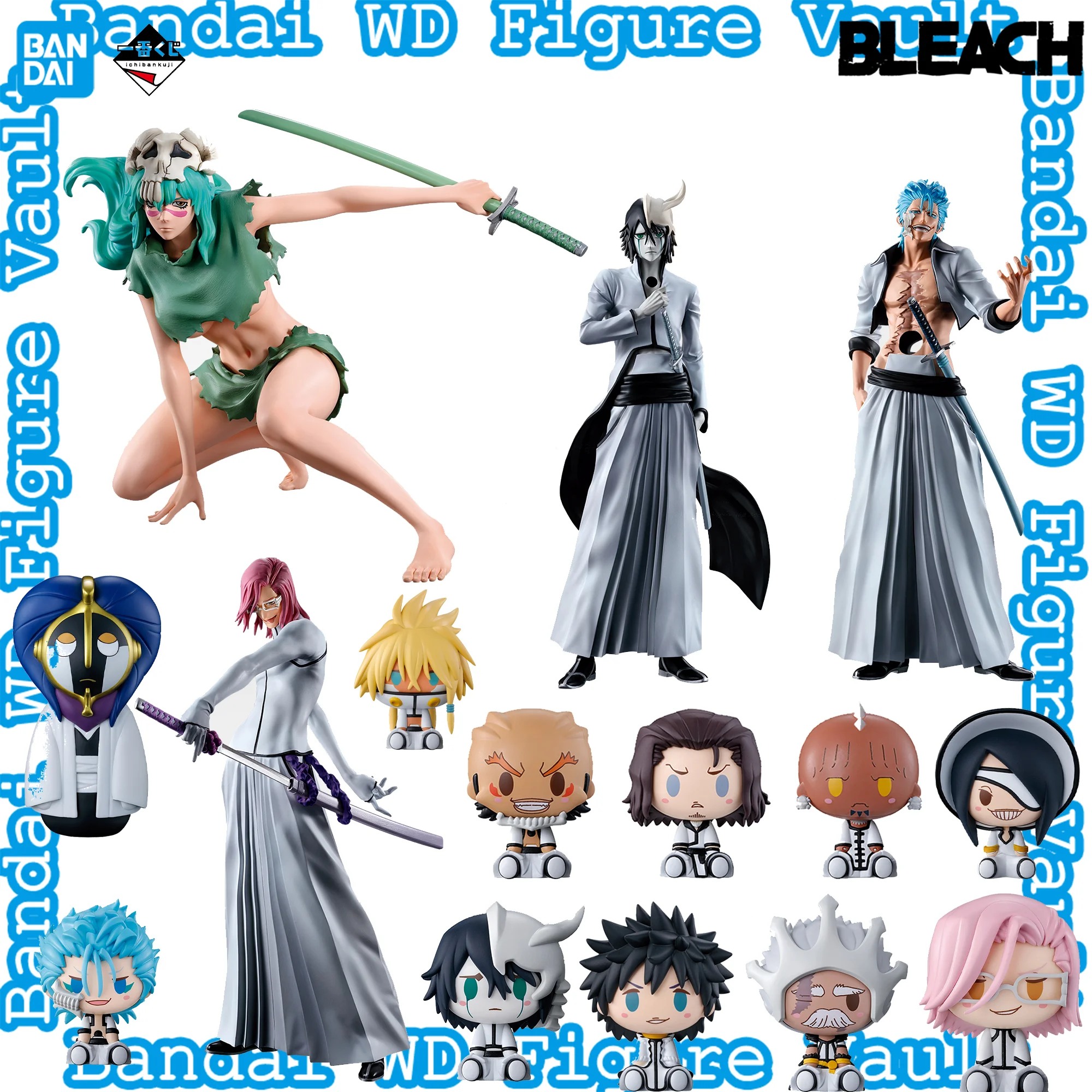 Bandai Ichiban Kuji BLEACH Stirring Souls vol.3 eriel to Oderschwank Ulquiola Schiffer Grimjoe Jaguarjack Zael Apollo Grants
Bandai Ichiban Kuji BLEACH Stirring Souls vol.3 eriel to Oderschwank Ulquiola Schiffer Grimjoe Jaguarjack Zael Apollo Grants