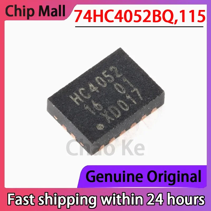 5PCS 74HC4052BQ,115 DHVQFN-16 Dual Channel 4-channel Analog Multiplexer
5PCS 74HC4052BQ,115 DHVQFN-16 Dual Channel 4-channel Analog Multiplexer