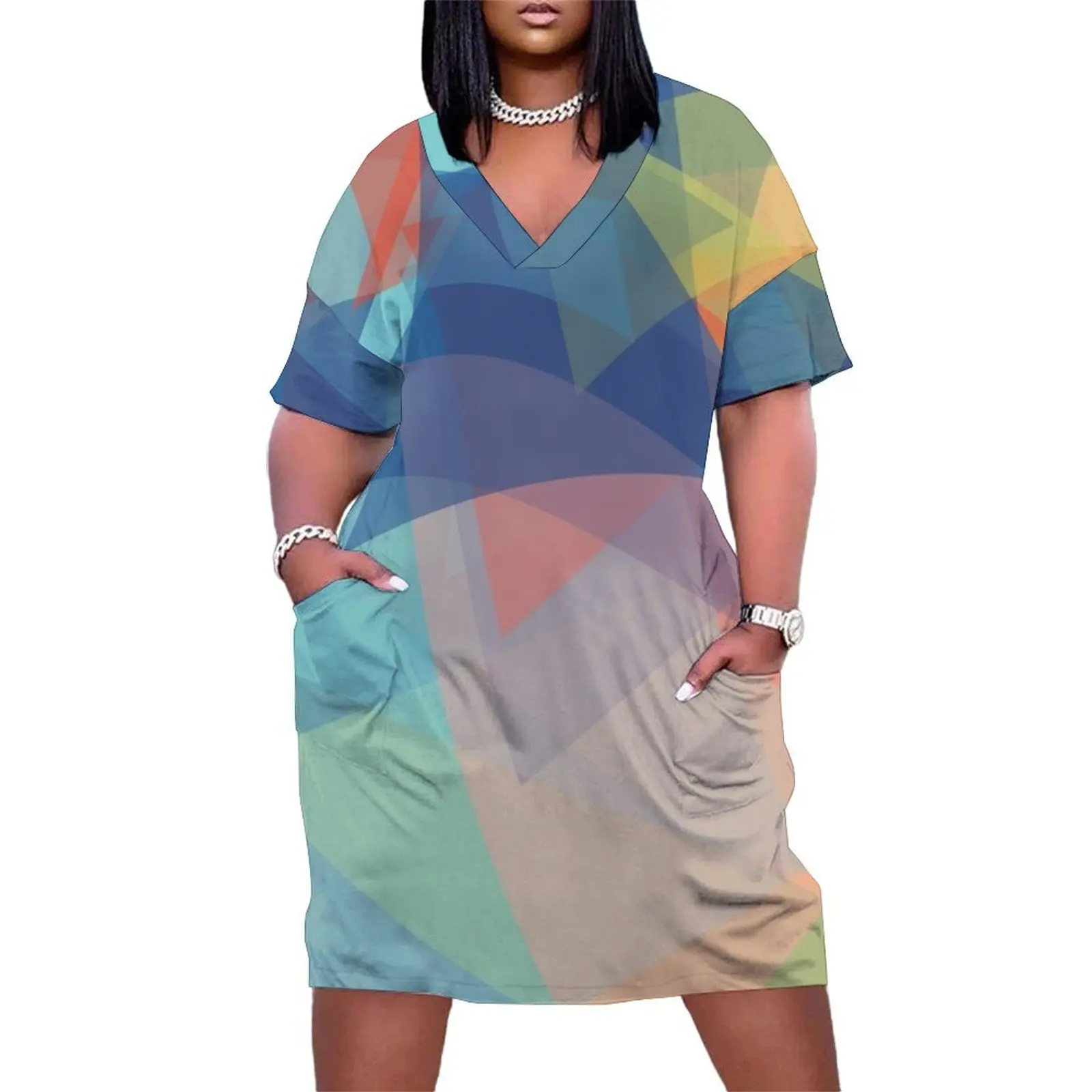 Cellophane Loose Pocket Dress loose women's dress summer dresses womens 2025
Cellophane Loose Pocket Dress loose women's dress summer dresses womens 2025