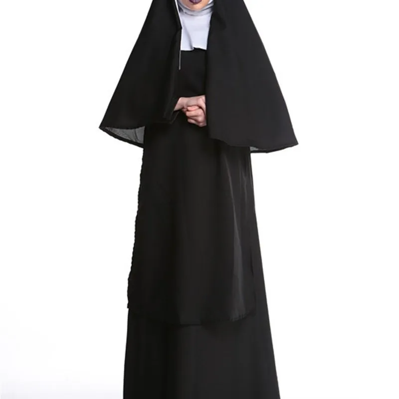 Black Nun Costume Women's Role-playing Halloween Priestess Habit Outfit Adult Size One-size-fits-all Spring 2019 No Brand
Black Nun Costume Women's Role-playing Halloween Priestess Habit Outfit Adult Size One-size-fits-all Spring 2019 No Brand