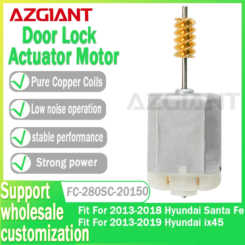 Azgiant FC-280SC-20150 Car Door lock with adjusting motor 12V For Hyundai ix45 2013-2019 Santa Fe 2013-2018 Interior spare parts
Azgiant FC-280SC-20150 Car Door lock with adjusting motor 12V For Hyundai ix45 2013-2019 Santa Fe 2013-2018 Interior spare parts