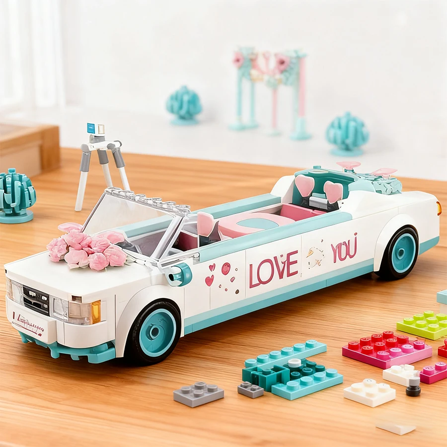 Sweet Series wedding building blocks, wedding car building block models, room decorations, and festival gifts for family/friends
Sweet Series wedding building blocks, wedding car building block models, room decorations, and festival gifts for family/friends