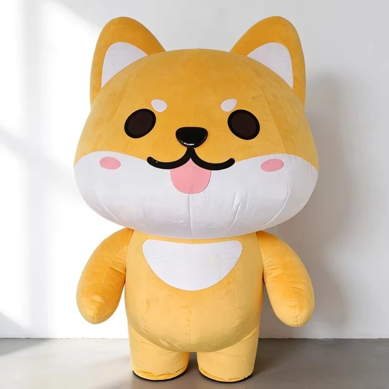 Inflatable Yellow Dog Mascot Costume Adults Walking Doll Clothings Carnival Fancy Party Costume Without Battery
Inflatable Yellow Dog Mascot Costume Adults Walking Doll Clothings Carnival Fancy Party Costume Without Battery