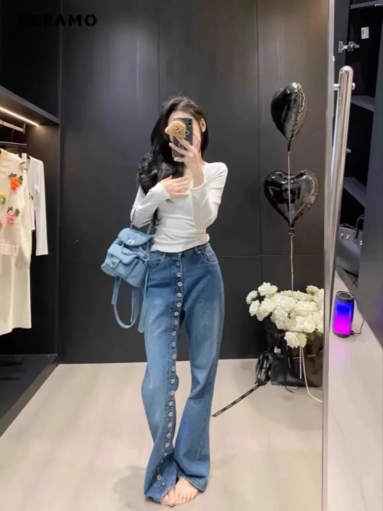 Y2K Single Breasted Full Length Denim Trouser Grunge 2000s Street Retro High Waist Jeans Vintage Casual Streetwear Blue Pants
Y2K Single Breasted Full Length Denim Trouser Grunge 2000s Street Retro High Waist Jeans Vintage Casual Streetwear Blue Pants