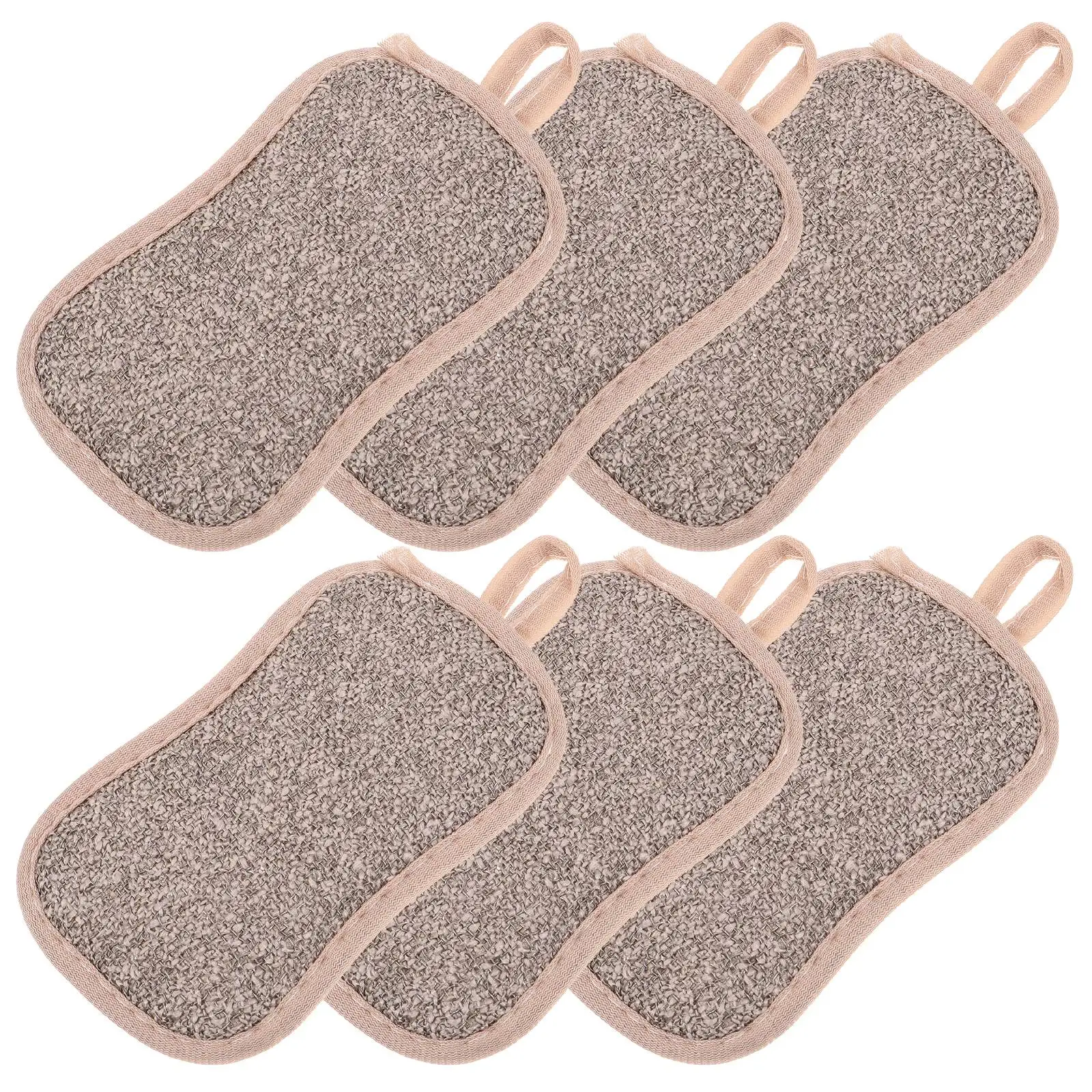 6pcs Grey Double sided Cleaning Sponge Reusable for Kitchen Bathroom Dishwasher Scrub Pads Sponges Stain Removal Home Tools
6pcs Grey Double sided Cleaning Sponge Reusable for Kitchen Bathroom Dishwasher Scrub Pads Sponges Stain Removal Home Tools