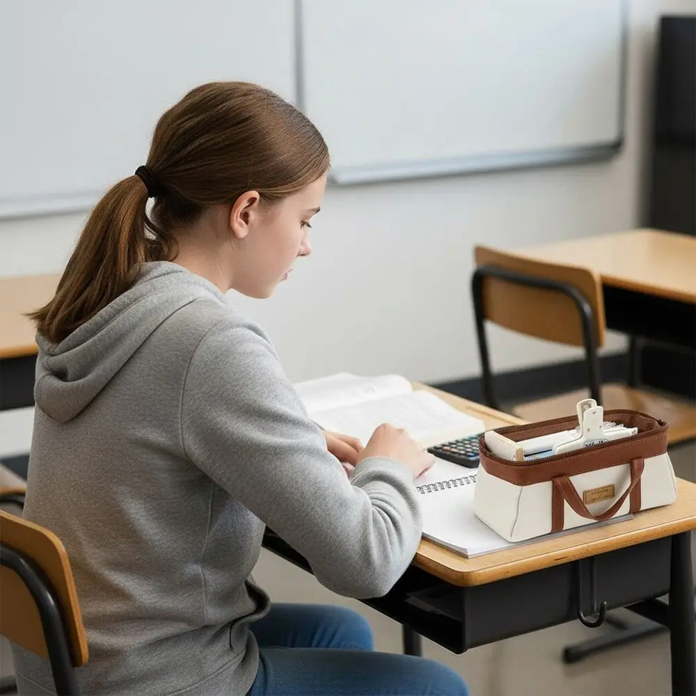 Simple Canvas Pencil Case Handheld Multi-functional Stationery Pouch Large Capacity Pen Bag Students
Simple Canvas Pencil Case Handheld Multi-functional Stationery Pouch Large Capacity Pen Bag Students