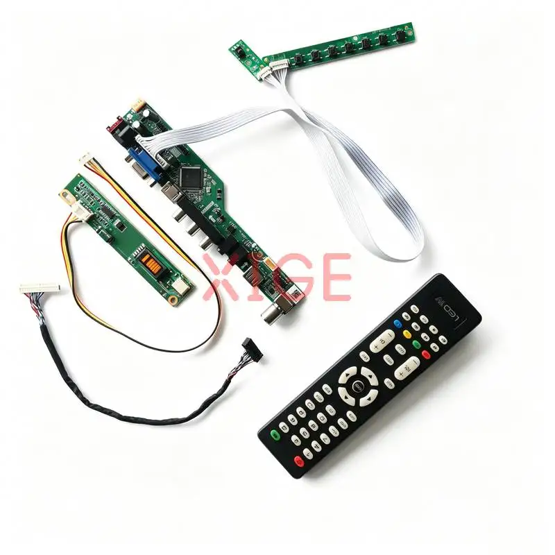 Display Screen Controller Drive Board Fit LQ160E1LW04 LQ160E1LW02 LVDS 30-Pin HDMI+VGA+AV+USB 1280x1024 1280*1024 1-CCFL DIY Kit
Display Screen Controller Drive Board Fit LQ160E1LW04 LQ160E1LW02 LVDS 30-Pin HDMI+VGA+AV+USB 1280x1024 1280*1024 1-CCFL DIY Kit