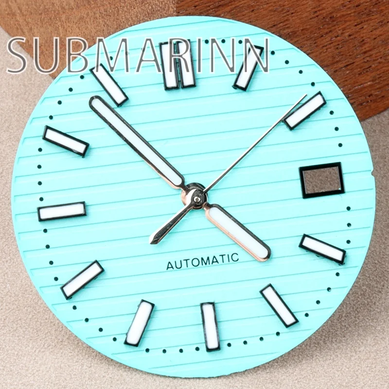 29.8mm Nh35 Dial Round for Nautilus Men's Watch Hands Green Luminous Premium Niche Design Fit Nh35 Nh36 Movement
29.8mm Nh35 Dial Round for Nautilus Men's Watch Hands Green Luminous Premium Niche Design Fit Nh35 Nh36 Movement