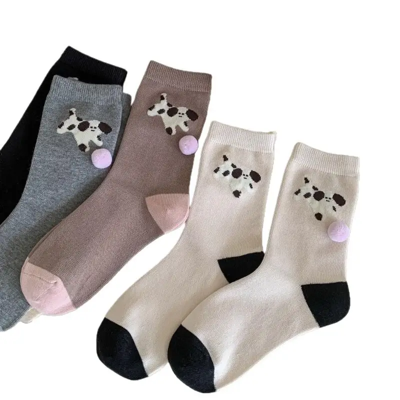 {MX} 1 пара осенних носков с рисунком щенка и милым меховым шариком для женщин, корейские INS, модные носки средней длины, дышащие спортивные носки
{MX} 1 пара осенних носков с рисунком щенка и милым меховым шариком для женщин, корейские INS, модные носки средней длины, дышащие спортивные носки