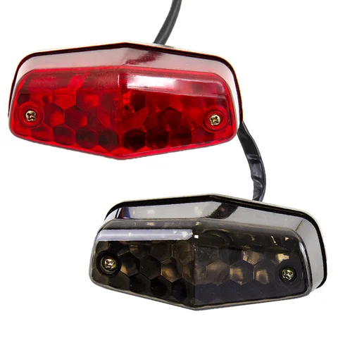 For Lucas Replica 525 Triumph BSA 12V Cafe Racer Motorcycle Tail Light Brake Rear Lamp For Harley Chopper Taillight Stop Lights