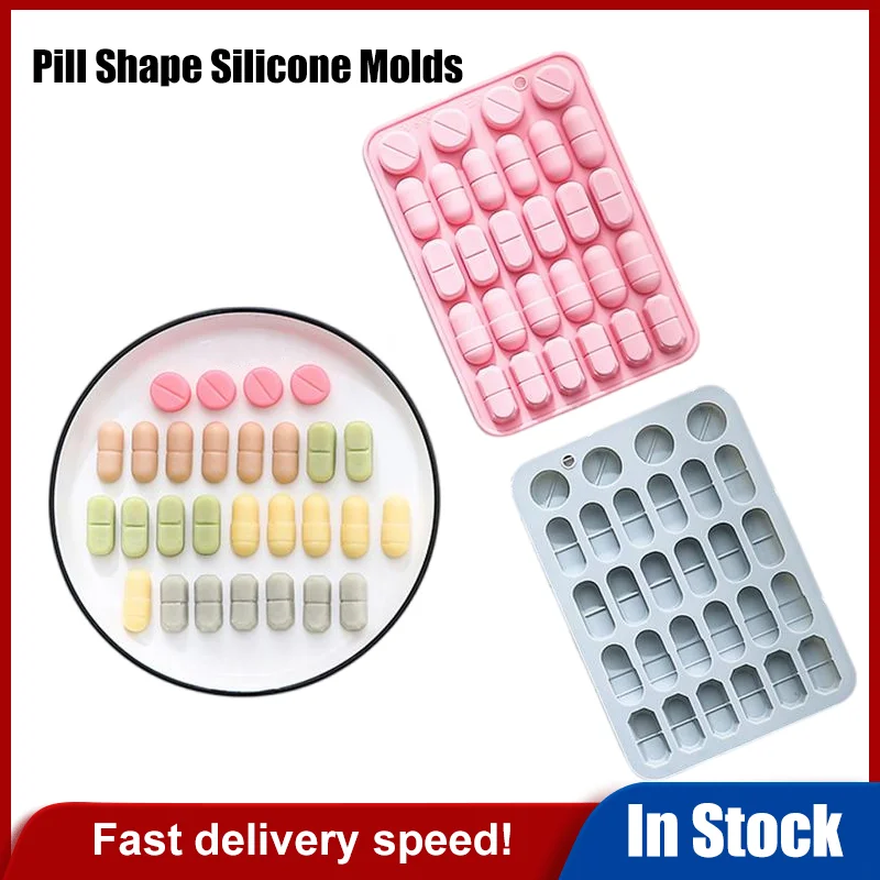 Pill Shape Silicone Molds Pill Shape Themed Baking Moulds For Chocolate Ice Cubes Cake Dessert Candy Mousse Pastry
Pill Shape Silicone Molds Pill Shape Themed Baking Moulds For Chocolate Ice Cubes Cake Dessert Candy Mousse Pastry