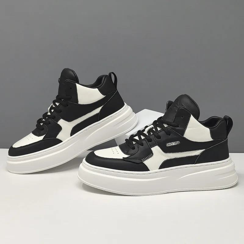 New Men's Layer Cowhide Board Men's Trendy Versatile High-end Sports Leisure Men Casual Shoes High Top Men's Leather Suede Shoes
New Men's Layer Cowhide Board Men's Trendy Versatile High-end Sports Leisure Men Casual Shoes High Top Men's Leather Suede Shoes