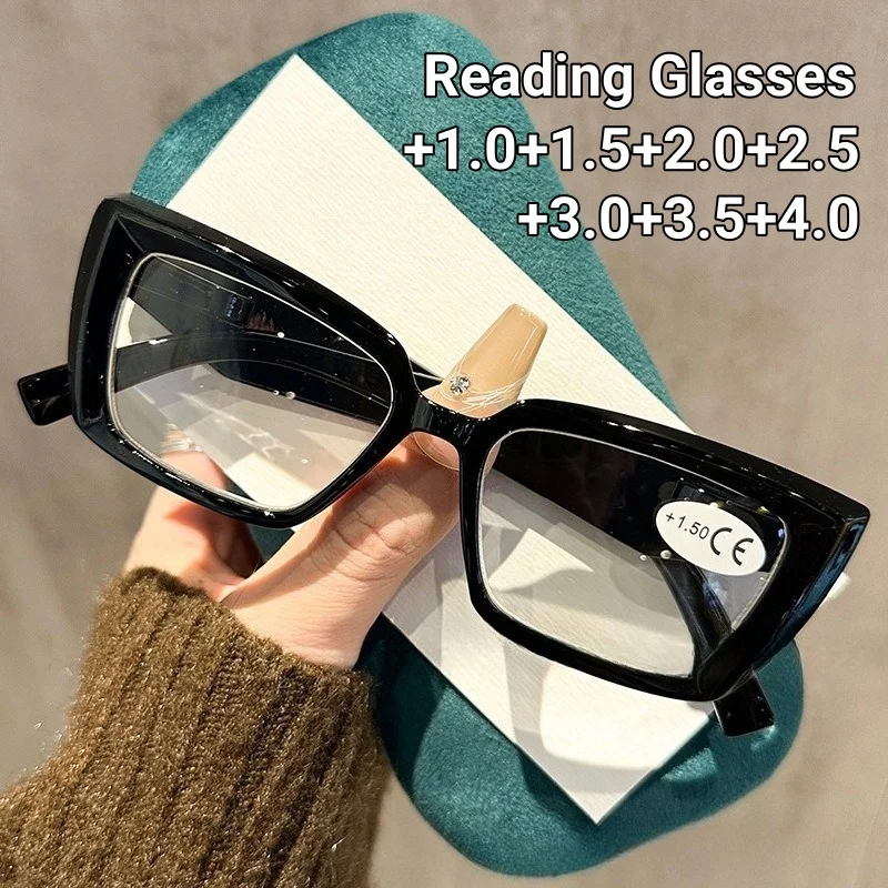 Fashion Small Square Frame Presbyopia Glasses Simple Hundred Matching Middle-aged and Elderly Transparent Lens Reading Glasses
Fashion Small Square Frame Presbyopia Glasses Simple Hundred Matching Middle-aged and Elderly Transparent Lens Reading Glasses
