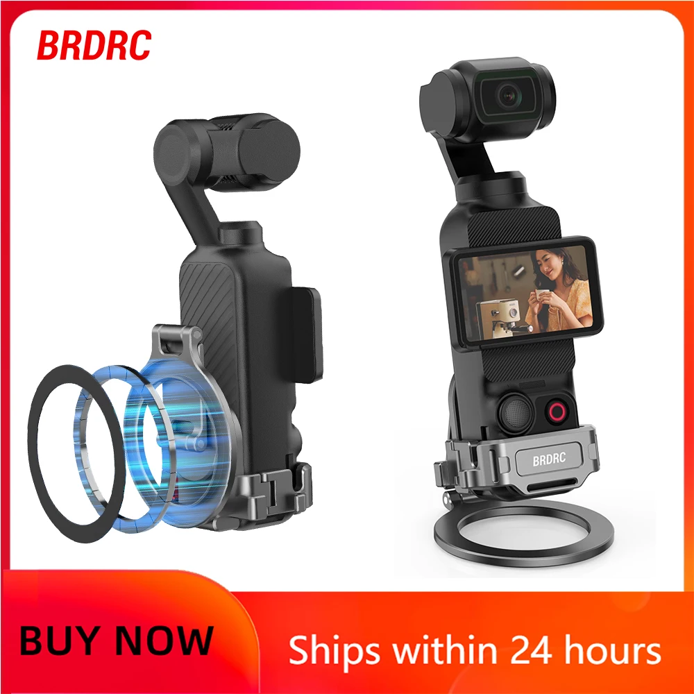 BRDRC Pocket 3 Magnetic Phone Holder Expansion Adapter Cage for DJI Pocket 3 Creator Combo Accessories Adjustable Bracket
BRDRC Pocket 3 Magnetic Phone Holder Expansion Adapter Cage for DJI Pocket 3 Creator Combo Accessories Adjustable Bracket