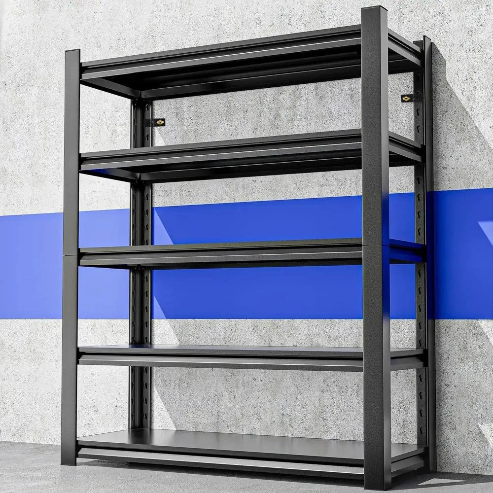 Garage Shelving Unit,78"*40"*16"Thickened Metal Shelving Units for Garage Storage Shelves Adjustable Shelves,5 Tier, Customized
Garage Shelving Unit,78"*40"*16"Thickened Metal Shelving Units for Garage Storage Shelves Adjustable Shelves,5 Tier, Customized