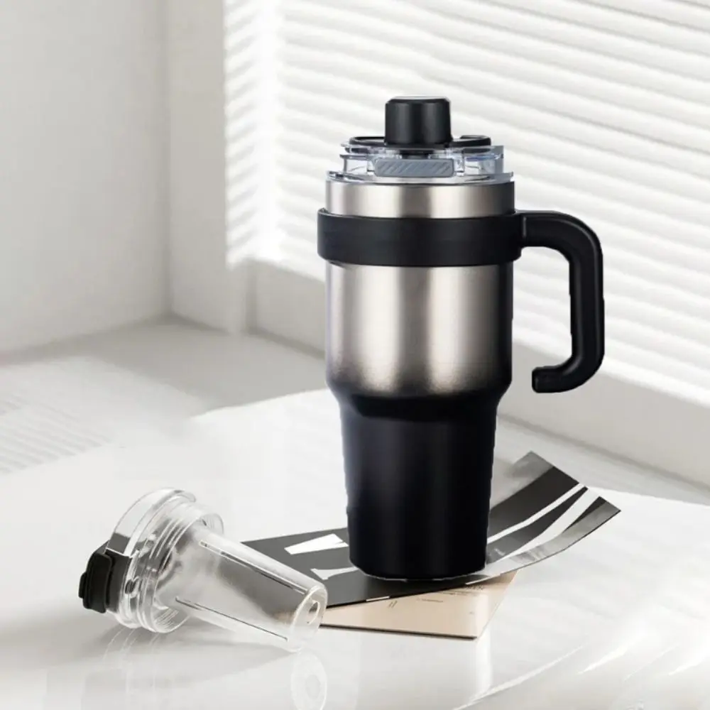 Handle Large Capacity Thermos Cup Ceramic Liner Straw Insulated Coffee Mug Leak Proof Double Walled Travel Mug Office
Handle Large Capacity Thermos Cup Ceramic Liner Straw Insulated Coffee Mug Leak Proof Double Walled Travel Mug Office