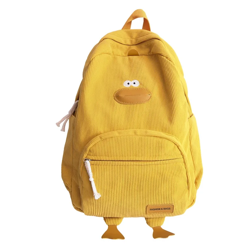 Women Cartoon duck backpack female backpacks girl student funny schoolbags
Women Cartoon duck backpack female backpacks girl student funny schoolbags