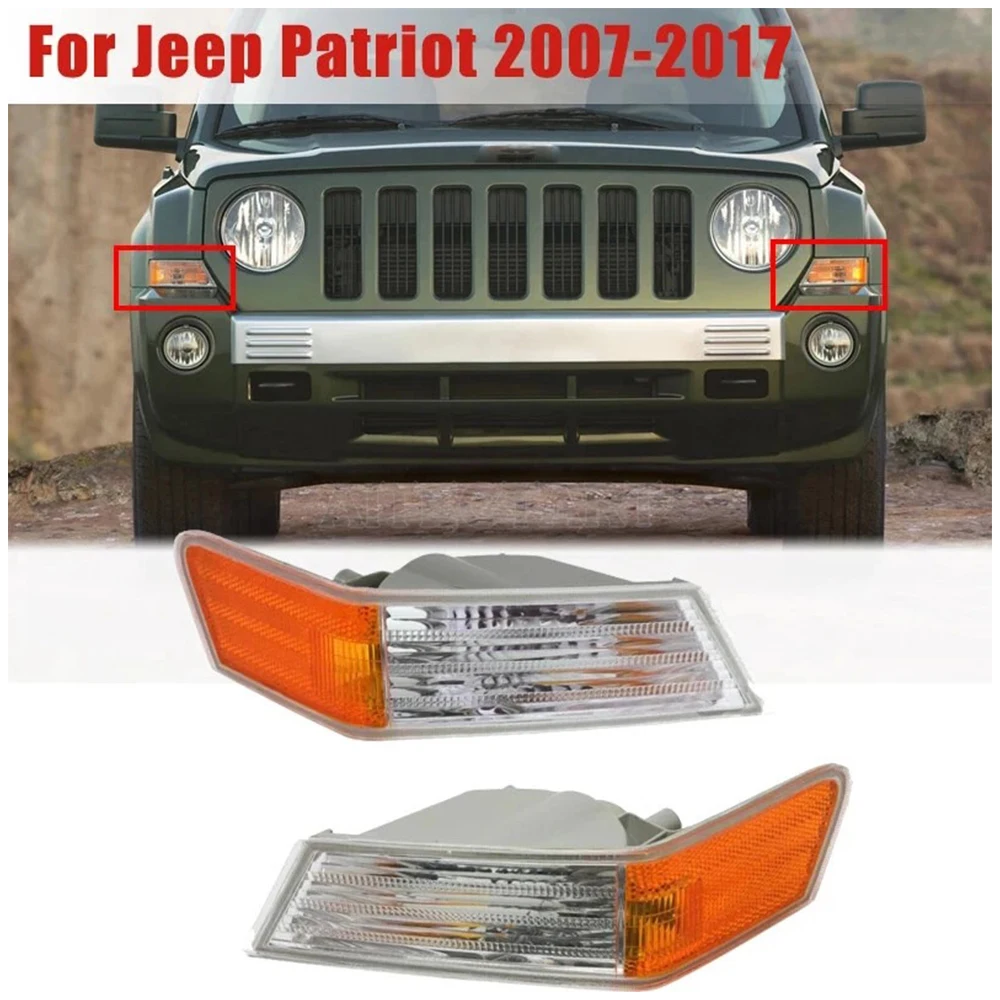 2x FRONT PARKING LIGHT TURN SIGNAL DIRECTIONAL LAMP FOR JEEP PATRIOT 68004180AC 68004181AC BRAND NEW DRIVER SIDE PASSENGER SIDE
2x FRONT PARKING LIGHT TURN SIGNAL DIRECTIONAL LAMP FOR JEEP PATRIOT 68004180AC 68004181AC BRAND NEW DRIVER SIDE PASSENGER SIDE