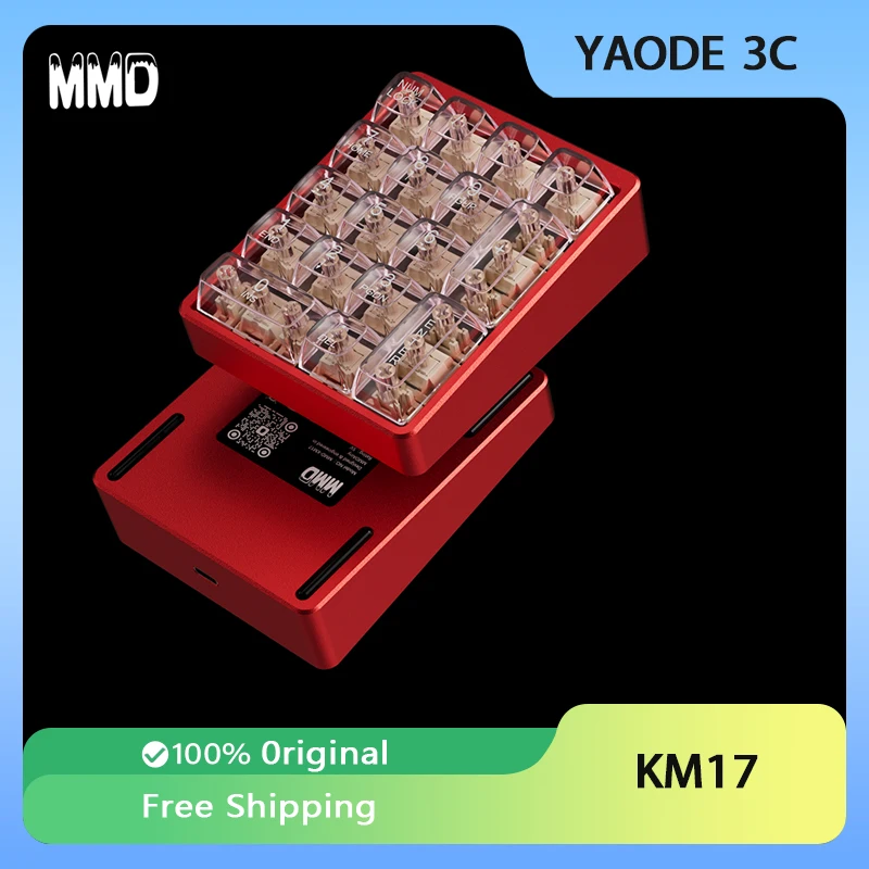 MMD-KM17 Aluminum Alloy Numerical Mechanical VIA Small Keyboard Designer Full Key Custom C4D PS PR LOL Game Office Keyboard
MMD-KM17 Aluminum Alloy Numerical Mechanical VIA Small Keyboard Designer Full Key Custom C4D PS PR LOL Game Office Keyboard