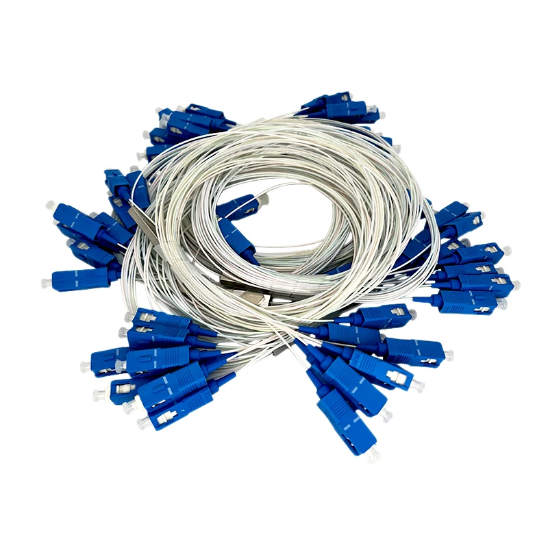 G657A1 High Quality SC/UPC Fiber Optic Splitter 1x2 1x4 1x8 1x16 SM Single Mode 0.9mm 1m FTTH PLC Splitter Connector Tool
G657A1 High Quality SC/UPC Fiber Optic Splitter 1x2 1x4 1x8 1x16 SM Single Mode 0.9mm 1m FTTH PLC Splitter Connector Tool