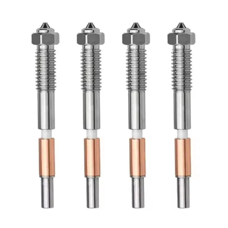Bimetallic Hot End Nozzles 0.4/0.6Mm 4Pcs For QIDI Q2 Q2C Hotend 3D Printer Accessories
Bimetallic Hot End Nozzles 0.4/0.6Mm 4Pcs For QIDI Q2 Q2C Hotend 3D Printer Accessories
