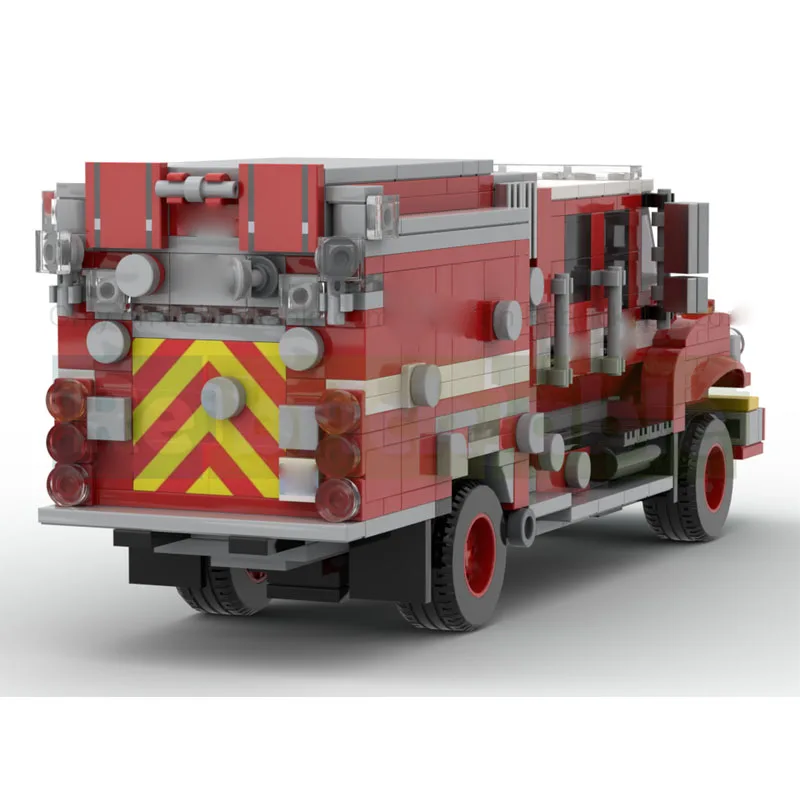 MOC-252626 New Urban Rescue Bush Fire Truck Building Block Model, 767Parts, Boys' and Children's Birthday and Christmas Toy Gift
MOC-252626 New Urban Rescue Bush Fire Truck Building Block Model, 767Parts, Boys' and Children's Birthday and Christmas Toy Gift