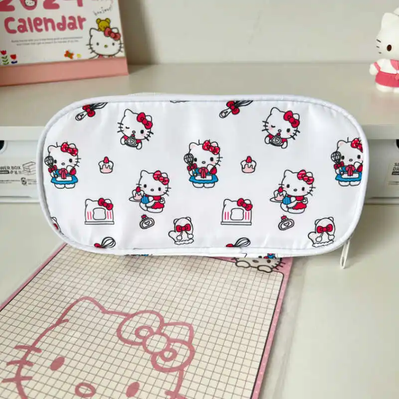 Japanese Cute KT Cat Multi Layer Large Capacity Flip Double Layer Pen Bag Ins Style Student High Beauty Stationery Girl Heart
Japanese Cute KT Cat Multi Layer Large Capacity Flip Double Layer Pen Bag Ins Style Student High Beauty Stationery Girl Heart