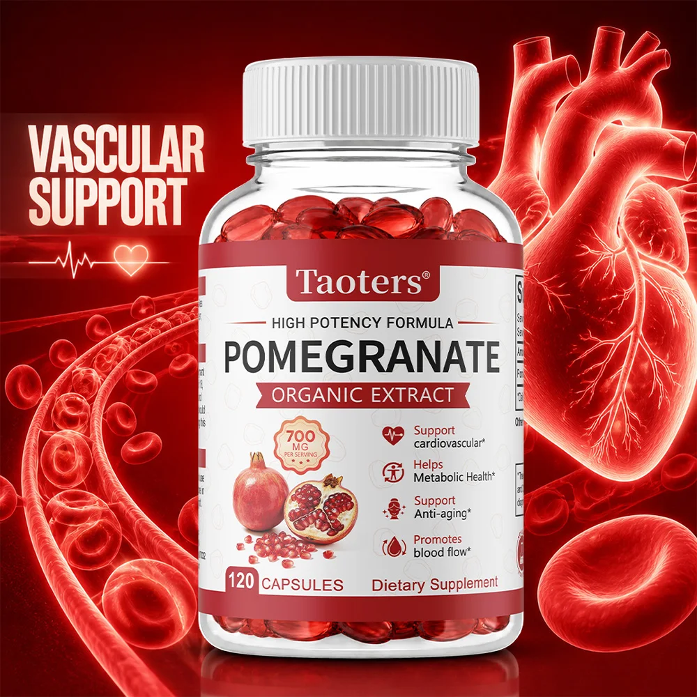 Pomegranate Extract Capsules 700mg,Antioxidant, Natural Superfood, Supports Heart, Joint & Overall Wellness, Vegan Non-GMO
Pomegranate Extract Capsules 700mg,Antioxidant, Natural Superfood, Supports Heart, Joint & Overall Wellness, Vegan Non-GMO