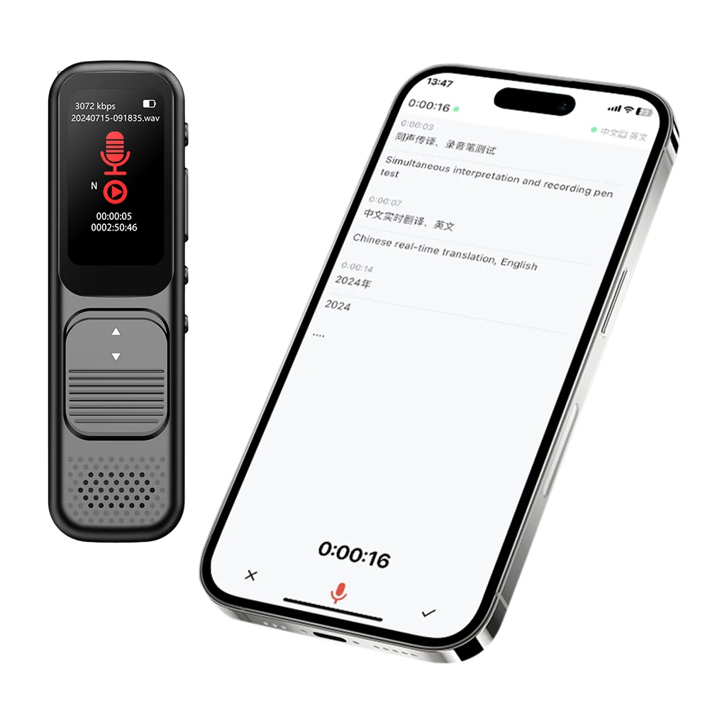 32GB/64GB/128GB Digital Voice Recorder with Playback Voice Activated Recorder Noise Reduction Dictaphone for Lectures Meetings
32GB/64GB/128GB Digital Voice Recorder with Playback Voice Activated Recorder Noise Reduction Dictaphone for Lectures Meetings
