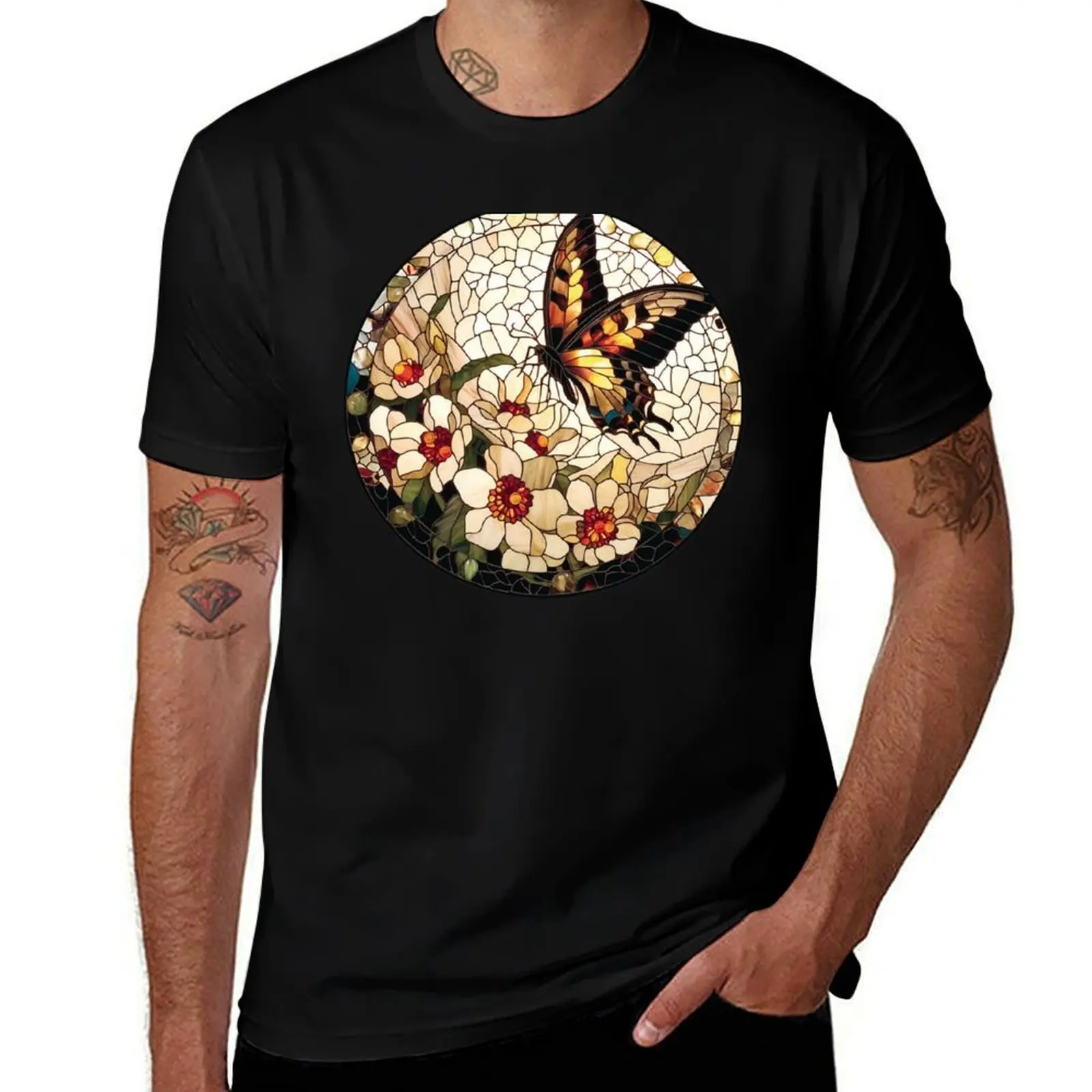 Stained glass Butterfly T-Shirt custom t shirt korean fashion funny meme t-shirts luxury t-shirt slim fit t shirts for men
Stained glass Butterfly T-Shirt custom t shirt korean fashion funny meme t-shirts luxury t-shirt slim fit t shirts for men