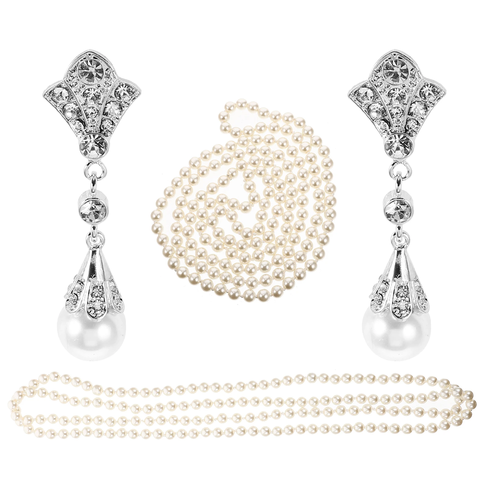 1 set Pearl Jewelry Faux Necklace Pearl Set Jewelry For Women Women Strand Necklaces Earrings Elegant Outfits Wedding Party Gift
1 set Pearl Jewelry Faux Necklace Pearl Set Jewelry For Women Women Strand Necklaces Earrings Elegant Outfits Wedding Party Gift