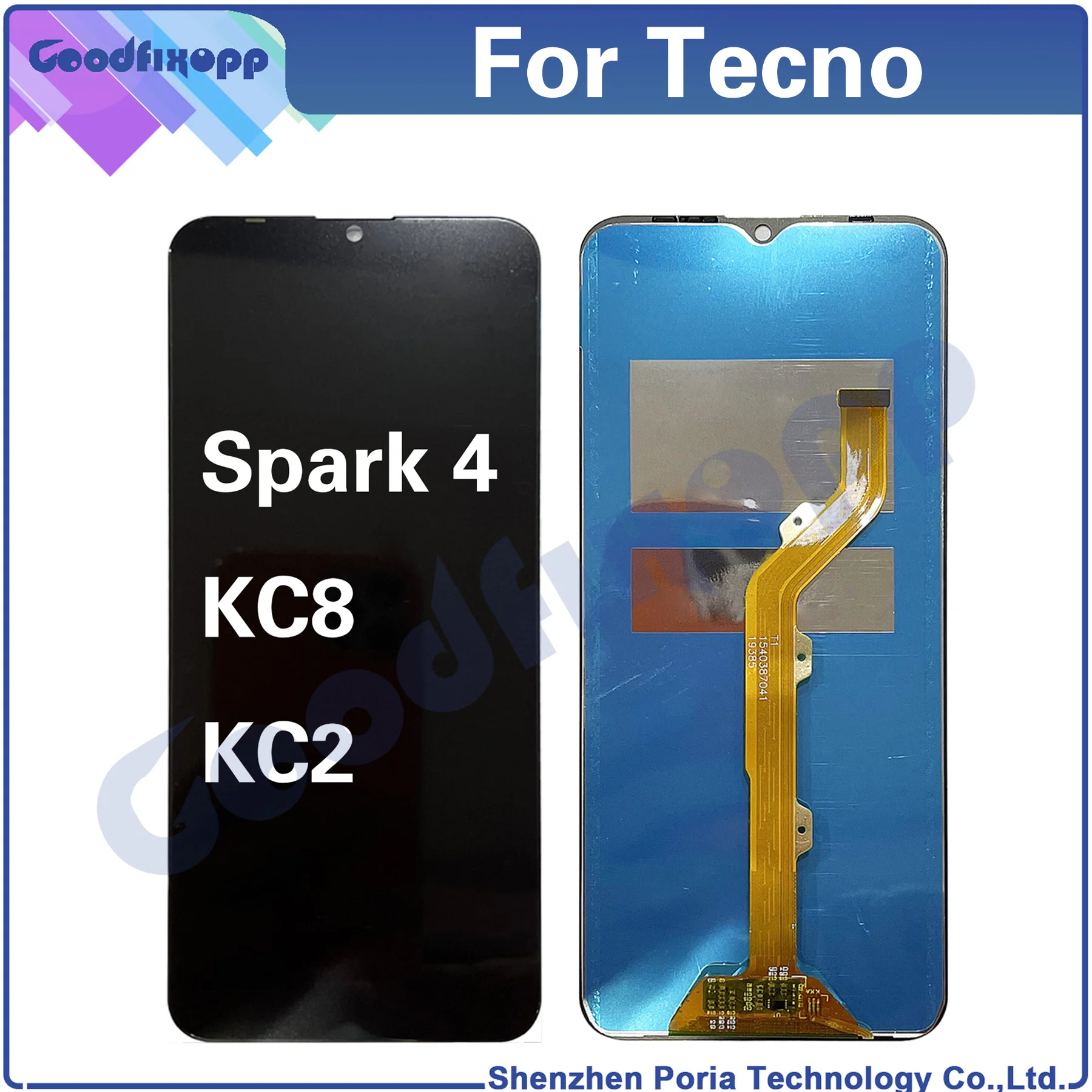Для Tecno Spark 4 KC8 KC2 Spark4 ЖК-дисплей, дигитайзер сенсорного экрана в сборе, запасные части, замена
Для Tecno Spark 4 KC8 KC2 Spark4 ЖК-дисплей, дигитайзер сенсорного экрана в сборе, запасные части, замена