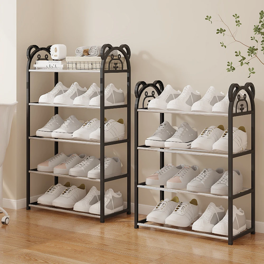 1PC Black Plastic Simple Cartoon Bear Splicing Shoe Rack, Student Dormitory Multi-Layer Shoe Rack, Organizer shoemaker organizer
1PC Black Plastic Simple Cartoon Bear Splicing Shoe Rack, Student Dormitory Multi-Layer Shoe Rack, Organizer shoemaker organizer