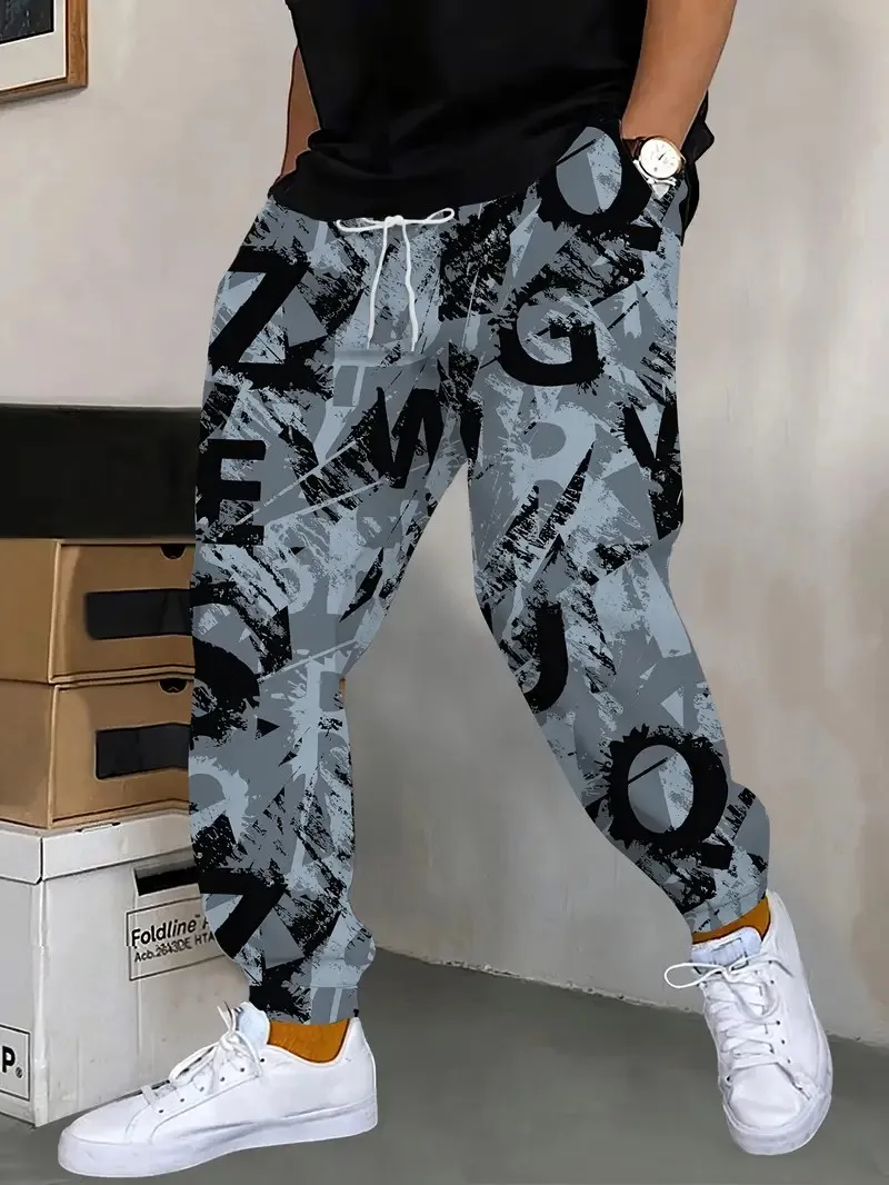 The new men's trousers for Spring and Autumn 2025 are comfortable soft casual and feature roller skating letter prints
The new men's trousers for Spring and Autumn 2025 are comfortable soft casual and feature roller skating letter prints