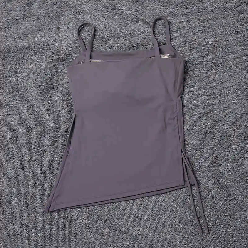 Women's Solid Color Slim Vest Yoga Adjustable Wear Rope Fold Slim Casual Vest Fitness Vest Top
Women's Solid Color Slim Vest Yoga Adjustable Wear Rope Fold Slim Casual Vest Fitness Vest Top