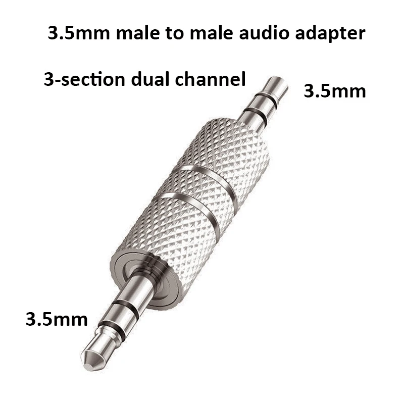1PCS Gold Plated 3.5mm Stereo Male to Male Audio Headphone Adapter Jack Coupler Straight Convert Connector for Earphone MP3
1PCS Gold Plated 3.5mm Stereo Male to Male Audio Headphone Adapter Jack Coupler Straight Convert Connector for Earphone MP3