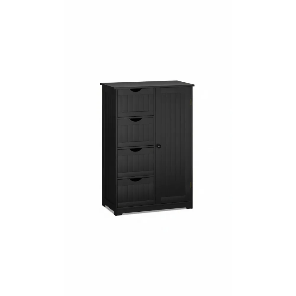 Современный деревянный шкаф для хранения с 4 глубокими ящиками и регулируемой полкой для ванной комнаты, гостиной, кухни
Современный деревянный шкаф для хранения с 4 глубокими ящиками и регулируемой полкой для ванной комнаты, гостиной, кухни