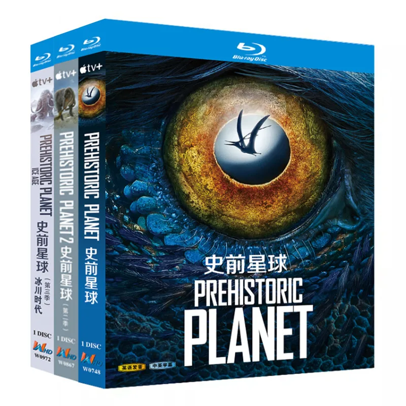 Blu-ray Ultra HD Documentary Prehistoric Planet Seasons 1-3 BD Disc Box Set
Blu-ray Ultra HD Documentary Prehistoric Planet Seasons 1-3 BD Disc Box Set