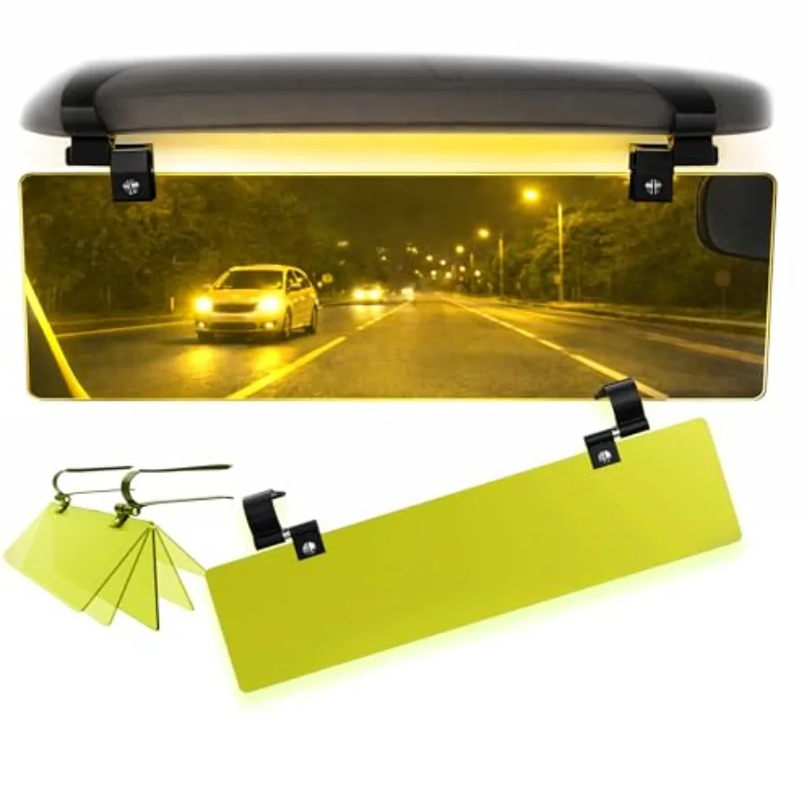 Night Driving Visor by Glare Guard Replace Night Driving Glasses with Anti-Glare Polarized HD Driving Visor for Headlight Glare
Night Driving Visor by Glare Guard Replace Night Driving Glasses with Anti-Glare Polarized HD Driving Visor for Headlight Glare